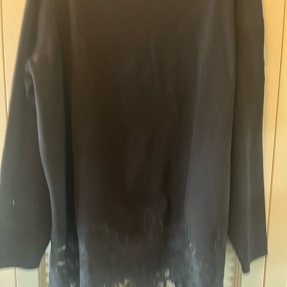 black chicos tunic with eyelet trim - Picture 1 of 8